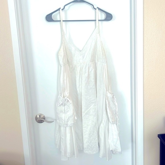 %100 linen White Summer Dress☀️🌈 - Picture 2 of 10